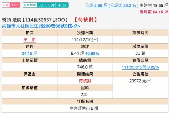 高雄大社公寓法拍-2