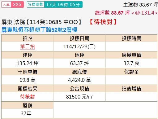 屏東法拍透天-2