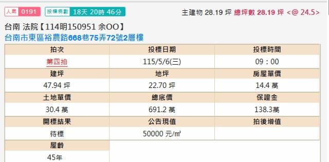 東區透天拍賣-2