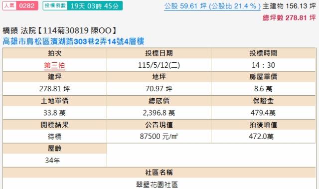 鳥松透天法拍-2
