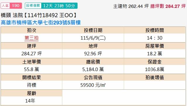 楠梓法拍別墅-2