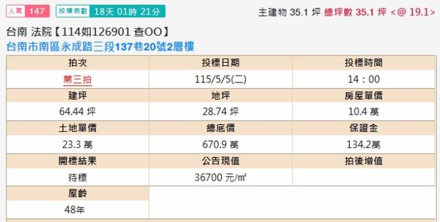 台南南區法拍透天-2