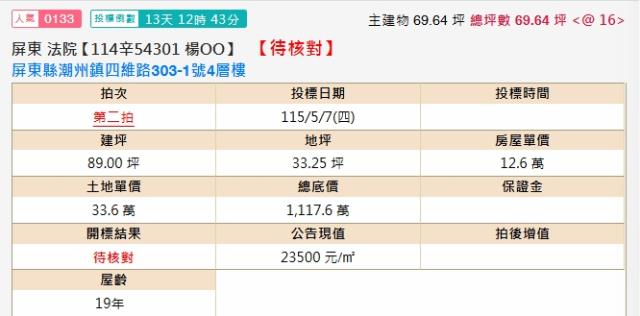 潮州透天法拍-2
