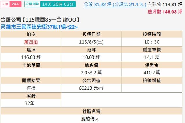 高雄三民區法拍大樓-2