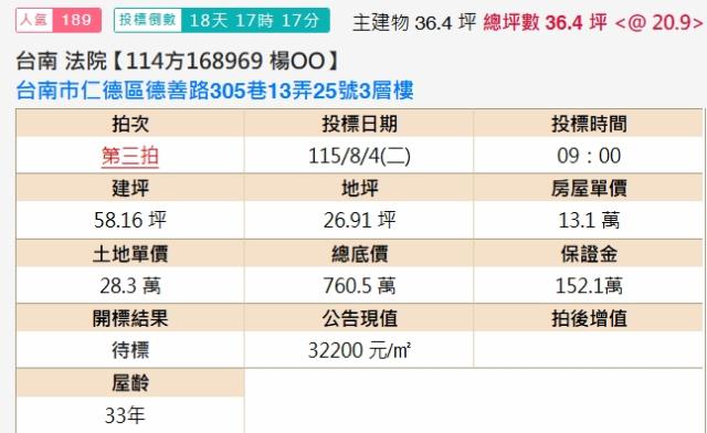 台南仁德法拍透天-2