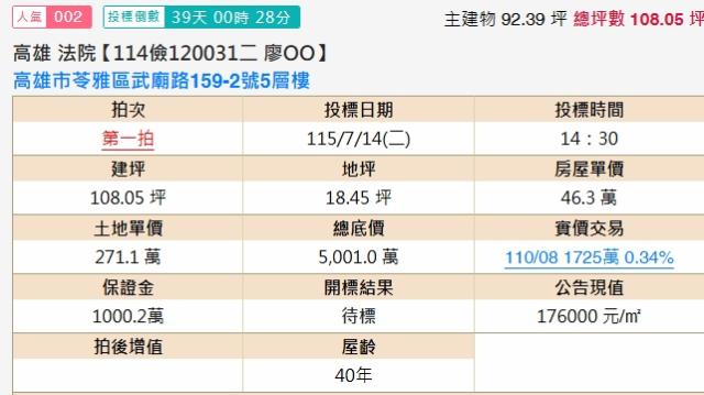 高雄苓雅法拍透天-2