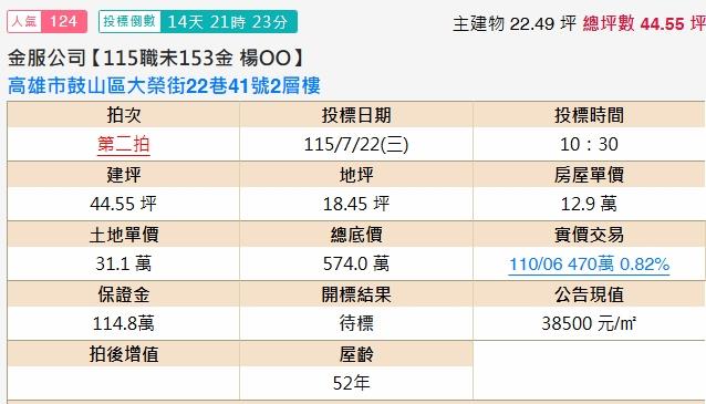 高雄鼓山透天法拍-2