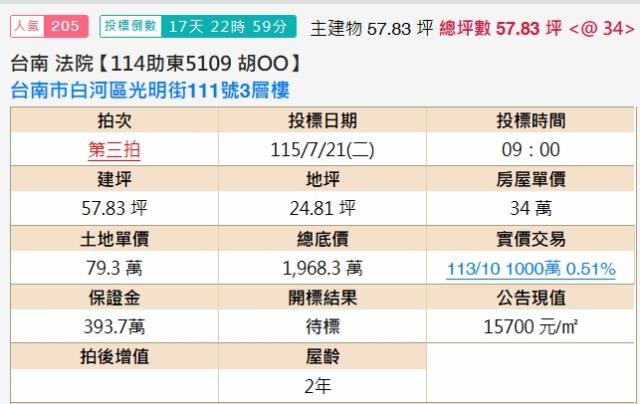 白河透天法拍-2