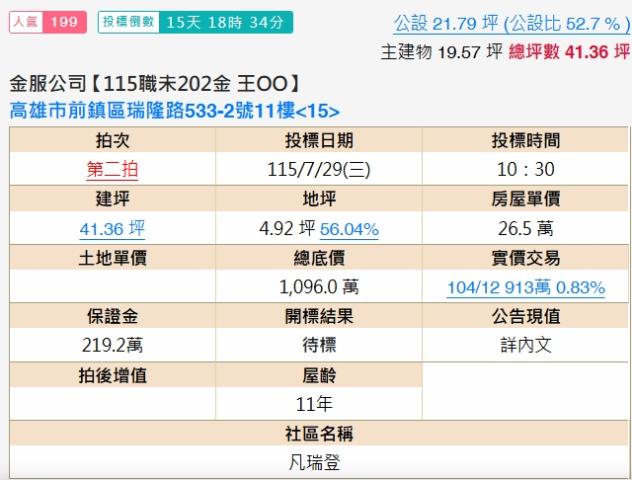 高雄大樓法拍-2