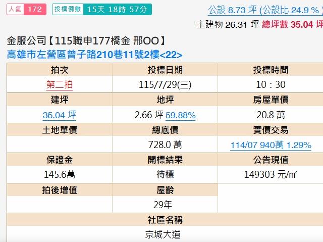 左營大樓法拍-2