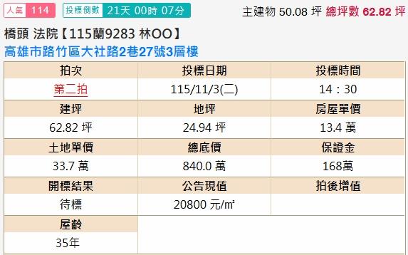 高雄法拍透天-2