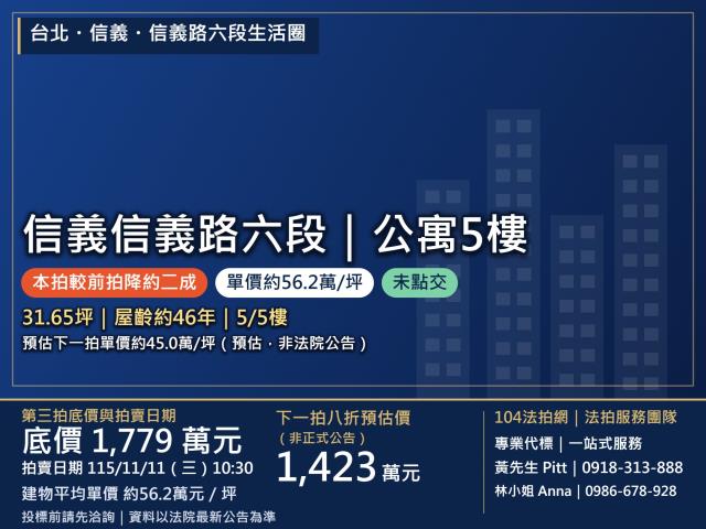 信義區法拍公寓-1