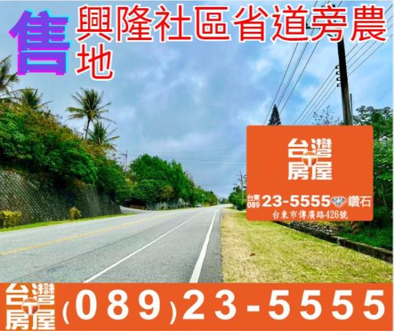 興隆社區省道旁農地