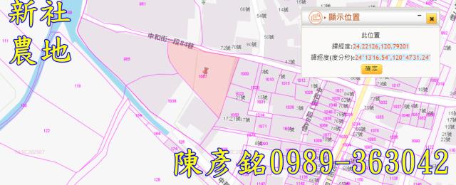 台中新社農地拍賣-4