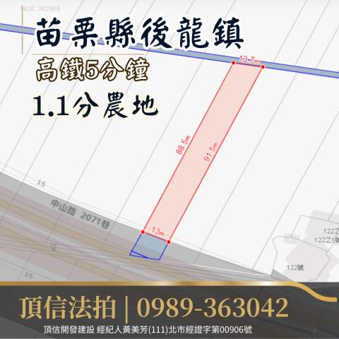 苗栗後龍拍賣農地-4